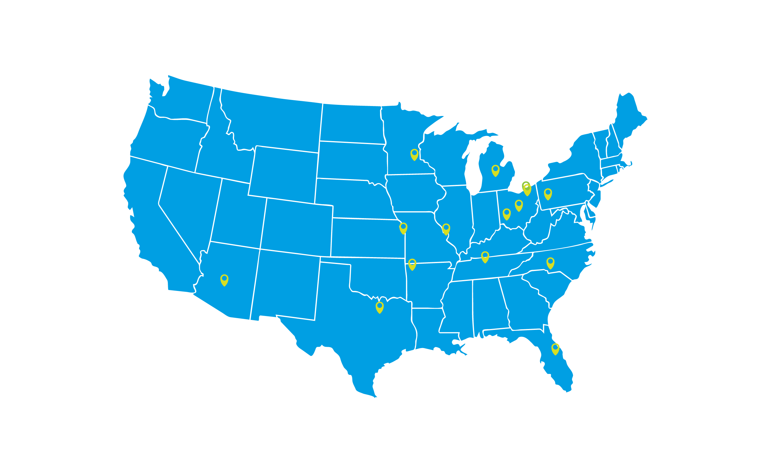 CESO Office Locations Map